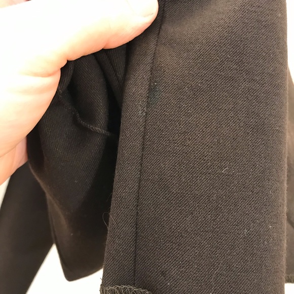 Valentino Miss V Gruppo GFT wool blend brown dress pants size 40/6 Tapered - Picture 15 of 15